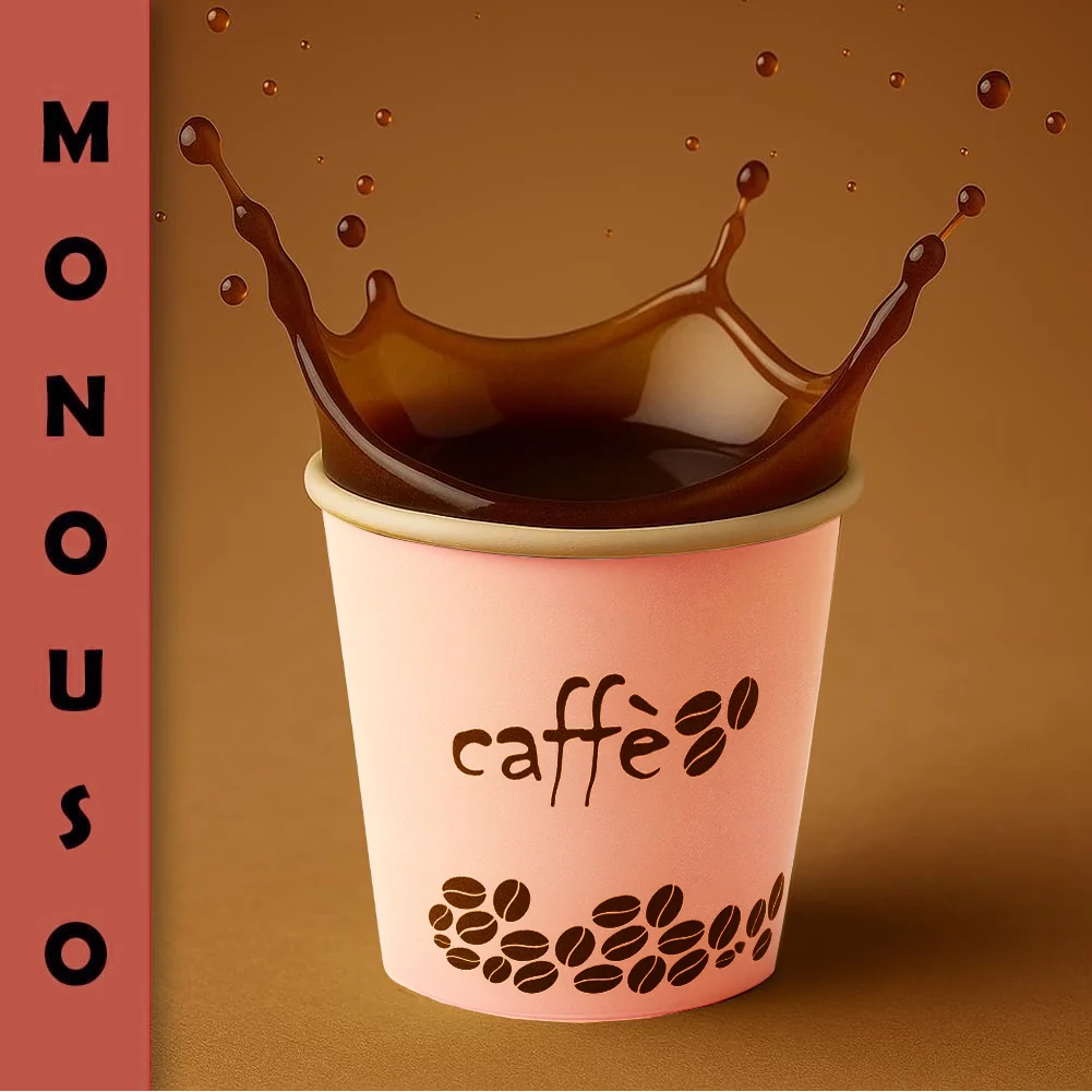 1000 Bicchierini da Caffè Monouso Decoro Rainbow Bicchieri 75ml Usa e Getta - Image 9