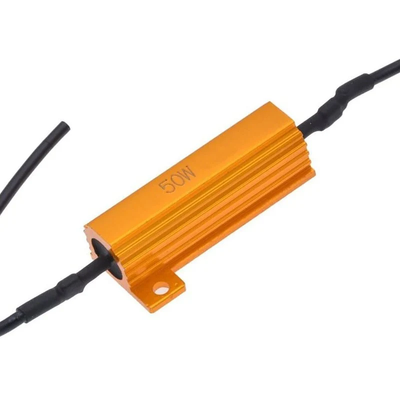 2 Pezzi Resistenza Filtro LED BA15S BAY15D 50W 6Ω No Errore Intermittenza Canbus - Image 3