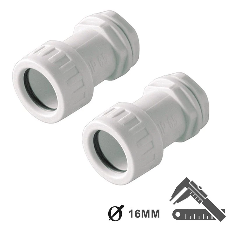 2 PZ Bloccatubo Raccordo Tubo Scatola Diametro 16mm per Tubo Rigido IP65 - Image 3