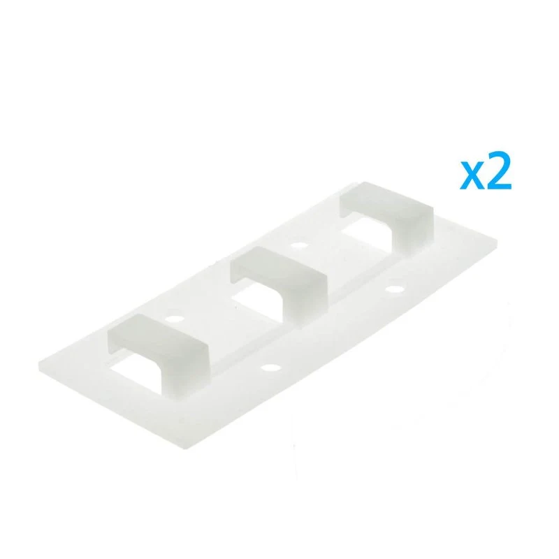 2 PZ Clip Fissaggio Lineare 3 Posizioni Passo 14x7mm per Bobina Striscia LED a Parete - Image 4