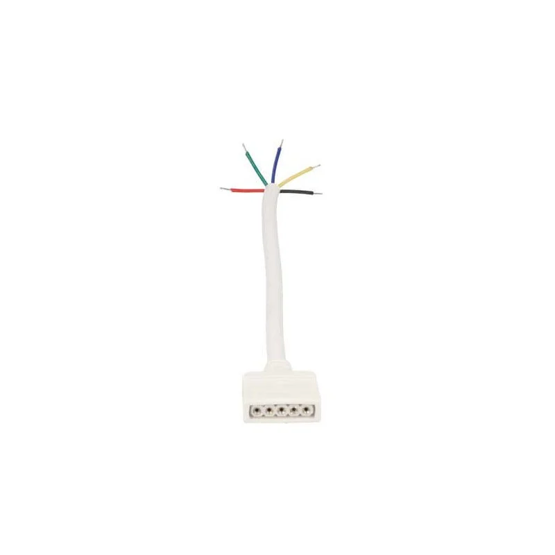 2 PZ Connettori Femmina Con 5 Buchi  Per Striscia Bobina Led RGBW RGB+W - Image 2