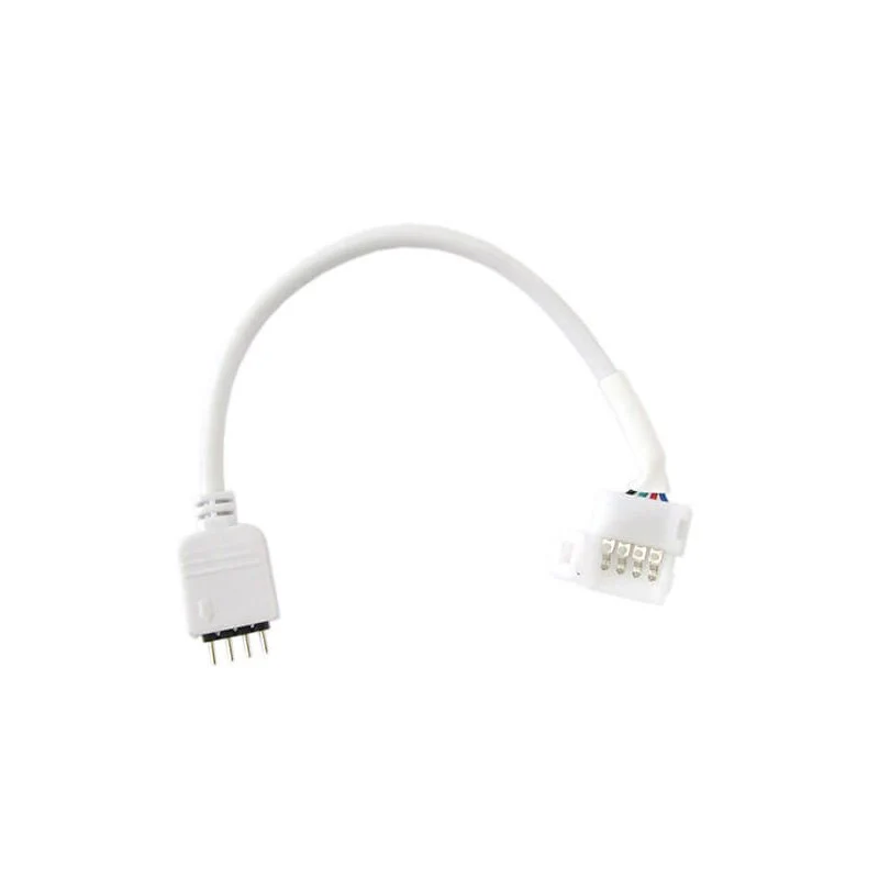 2 PZ Connettori Maschio 4 Pin Morsetto 10mm RGB per Chiusura Striscia Bobina LED - Image 3