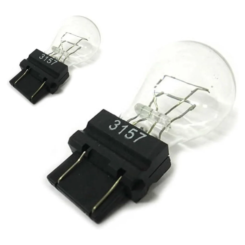 2 PZ Lampada Alogena 3157 T25 P27/7W 12V 27/7W Clear Doppio Filamento W2.5x16q