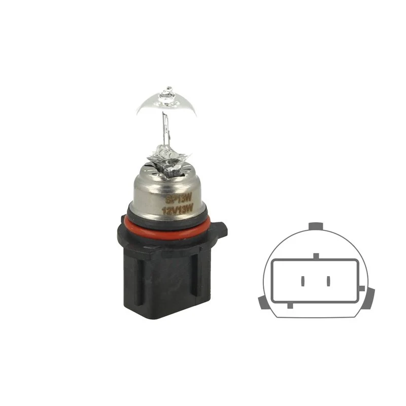 2 PZ Lampada Alogena P13W 12V 13W PG18.5d-1 DRL Clear Compatibile Philips - Image 6