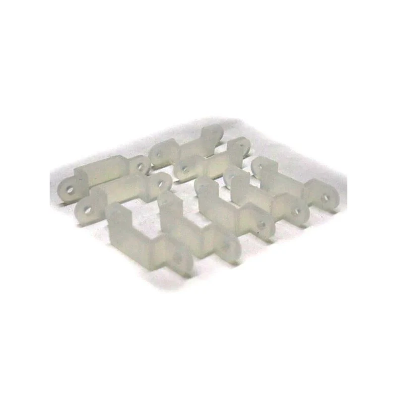 20 PZ Clip Per Fissare Bobina Striscia Led Impermeabile Da 8mm Di Larghezza