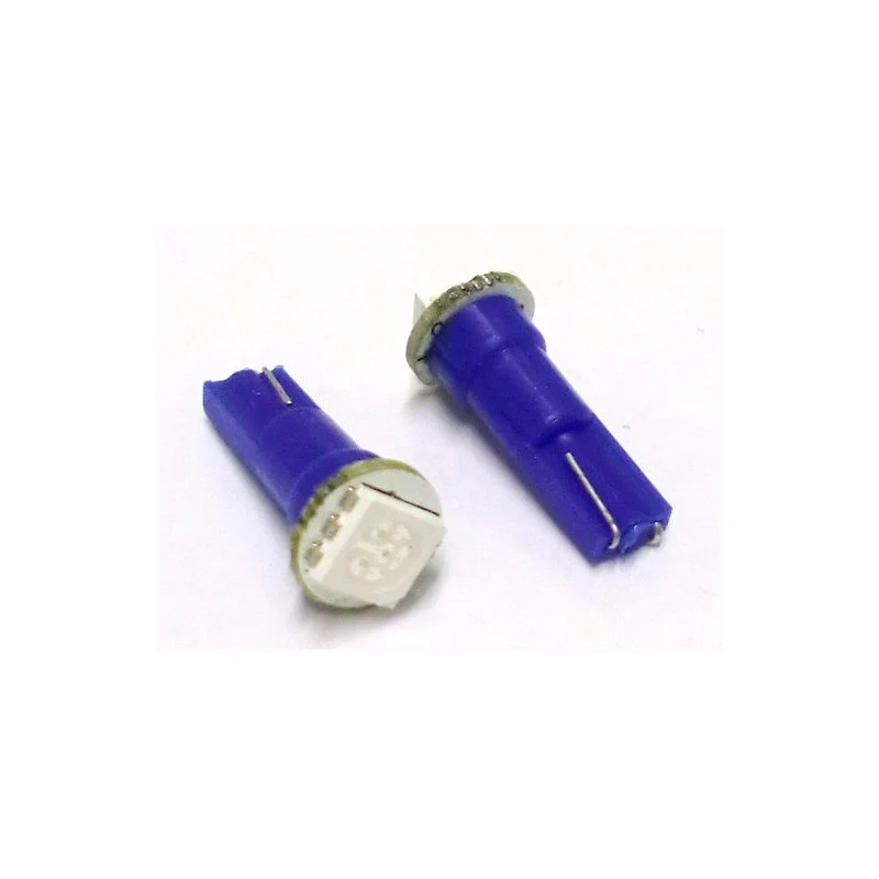 24V Lampada Led T5 W1,2W 1 Smd Blu Luci Cruscotto Camion Autocarro - Image 2