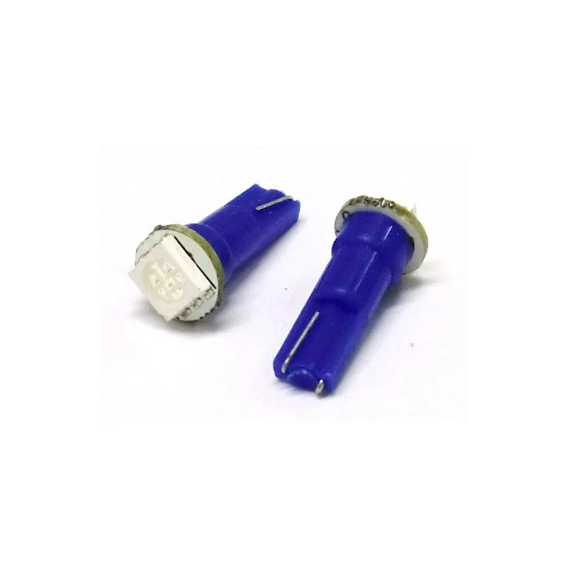 24V Lampada Led T5 W1,2W 1 Smd Blu Luci Cruscotto Camion Autocarro - Image 3