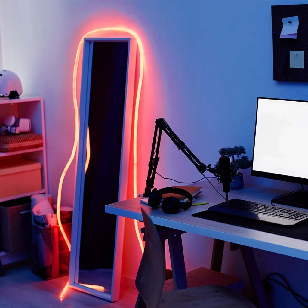 Strip LED COB-320 10W/m 5m 24V Colore Rosso IP67 10mm SKU-23141 - Image 3