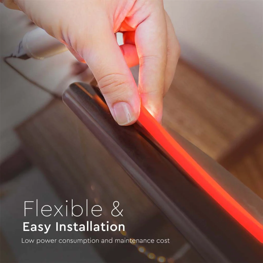 Strip LED COB-320 10W/m 5m 24V Colore Rosso IP67 10mm SKU-23141 - Image 5