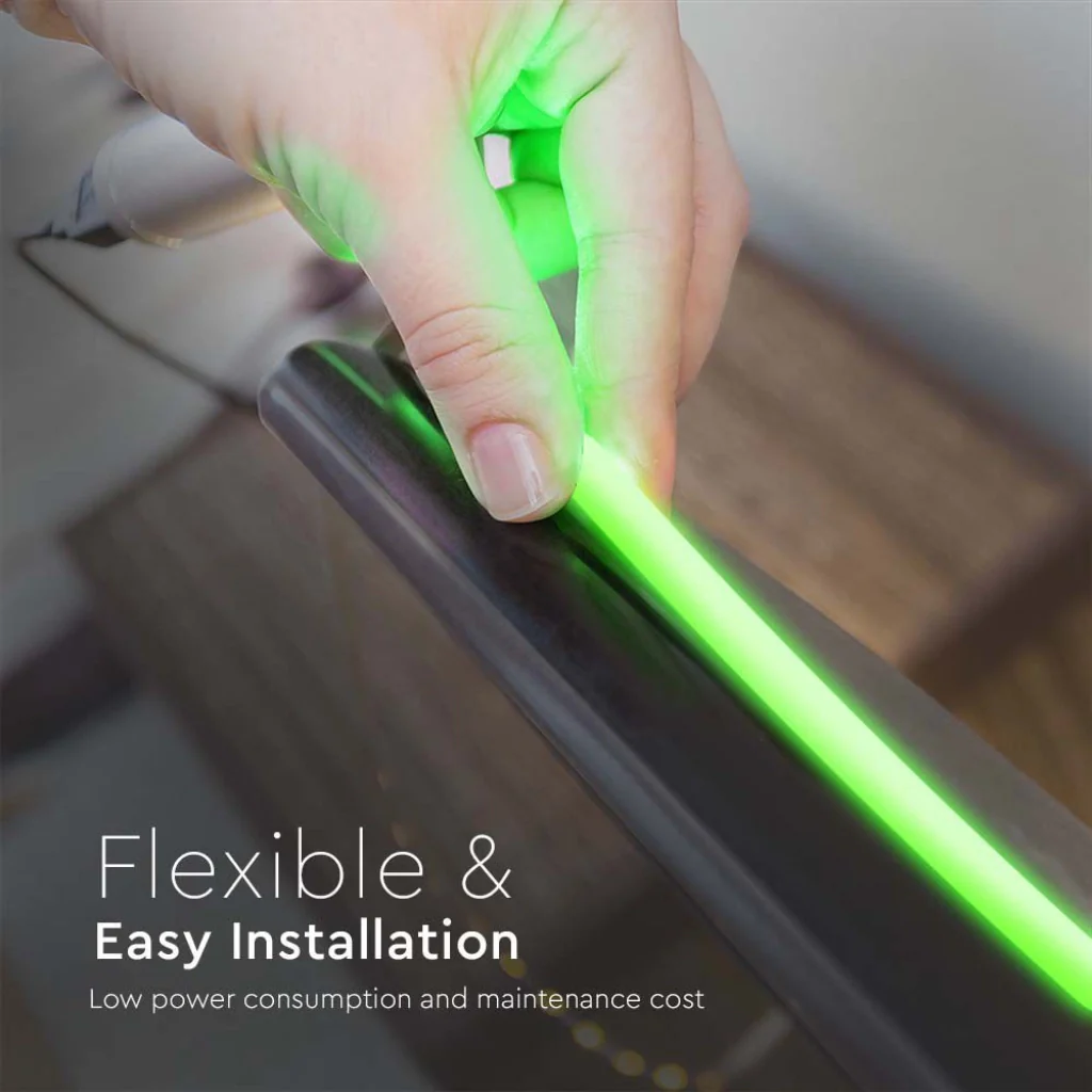 Strip LED COB-320 10W/m 5m 24V Colore Verde IP67 10mm SKU-23143 - Image 5