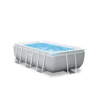26784NP - Piscina Prisma Metal Frame 300X175X80 Cm Con Pompa Filtro E Scaletta