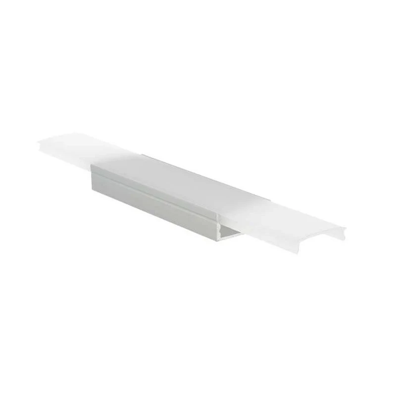 3 Metri Diffusore Copertura PC Satinata Smerigliata Opaca per Profilo Alluminio Largo 20mm - Image 3