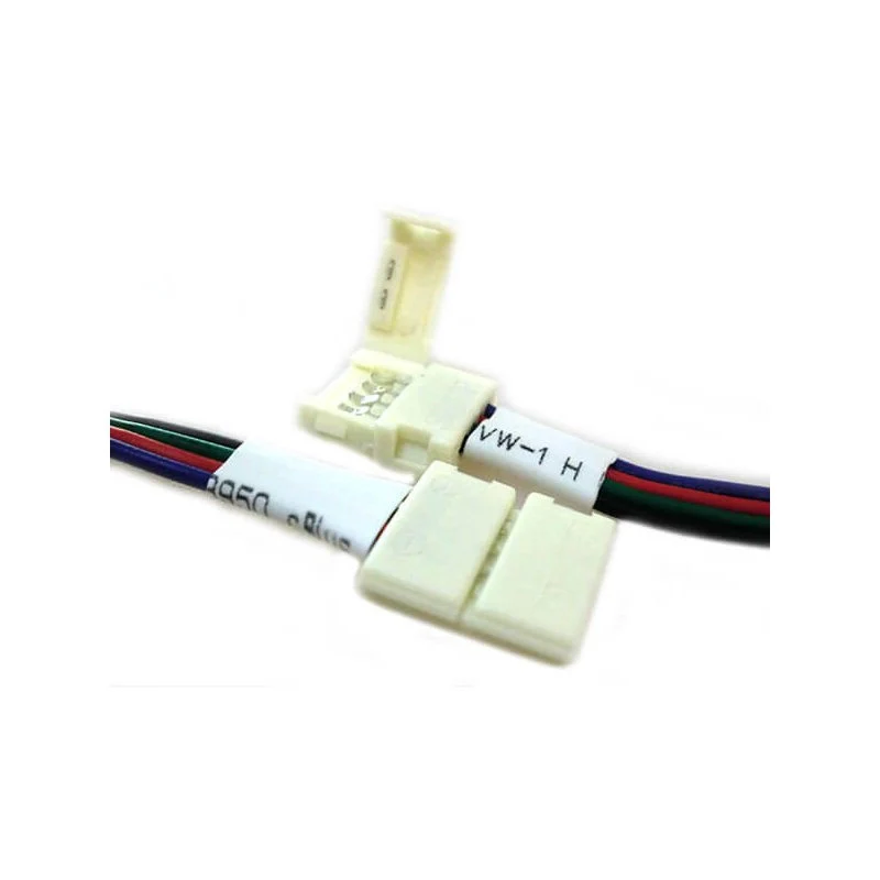 4 PZ Connettore 10mm Per Chiudere Striscia Led Smd RGB 5050 Senza Saldare - Image 3