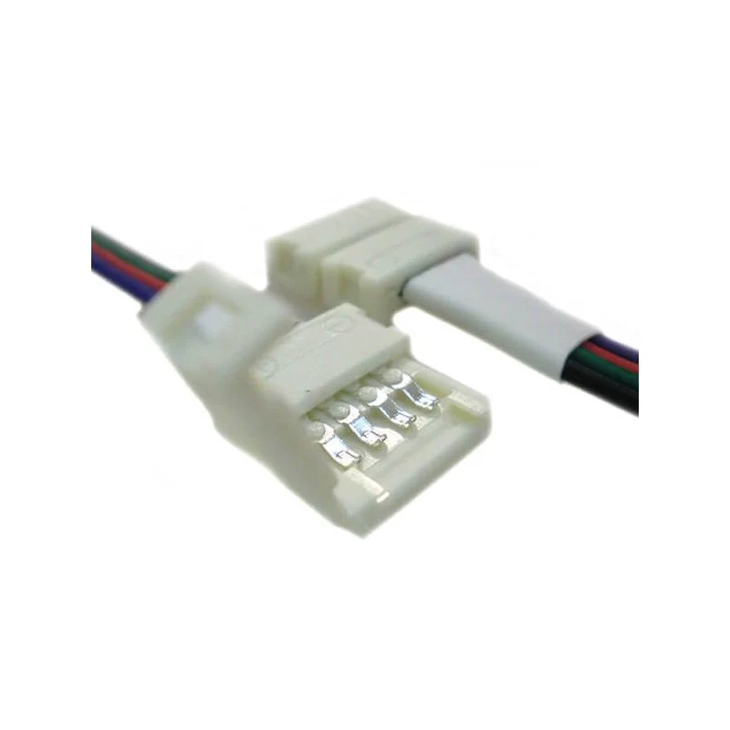 4 PZ Connettore 12mm Per Chiudere Striscia Led Smd RGB 5050 Senza Saldare - Image 2