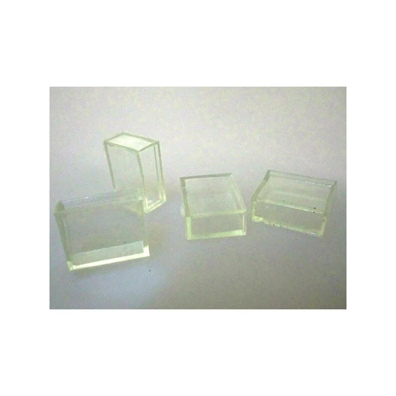 4 PZ Gommini Connettori PVC Per Chiusura Bobina Led Impermeabile Passo 12mm - Image 2