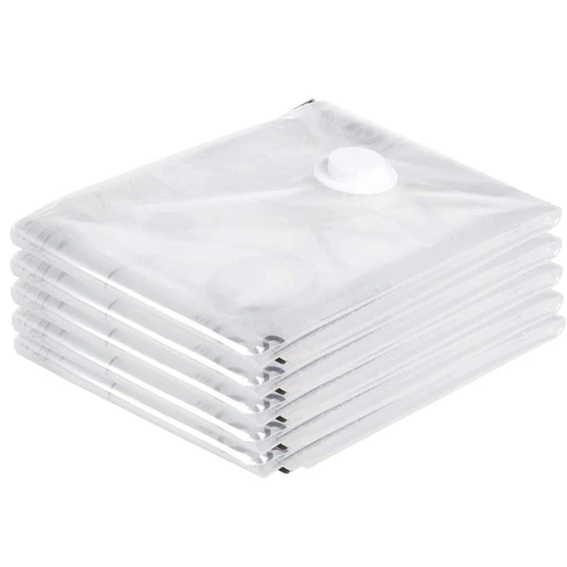 6 Pezzi Sacchetti Buste Sottovuoto Vestiti Trasparente 50X60cm - Image 2