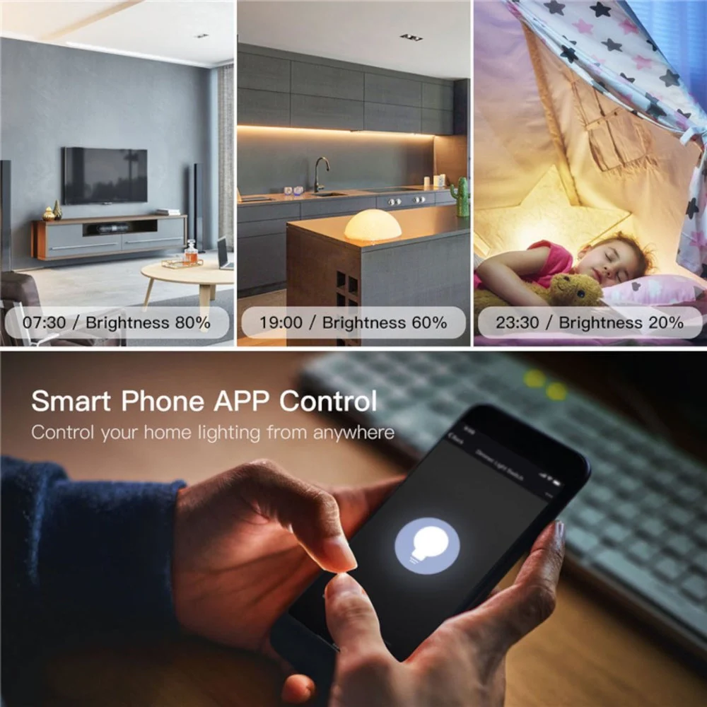 Interruttore WIFI 2.4G Triac Dimmer Taglio di Fase, APP TUYA, Smart Life 1A AC 220V 50/60HZ 150W SH105 - Image 6