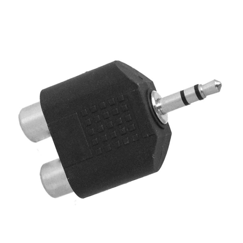 Adattatore Jack RCA Audio Convertitore Da Jack 3,5mm Maschio A 2 RCA Femmine - Image 2