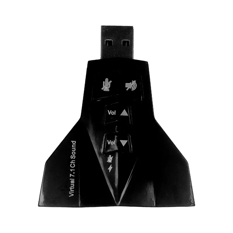 Adattatore Scheda Audio USB2.0 con Doppio Ingresso Jack 3.5mm per Cuffie e Microfono Regolabile Supporta 7.1 Audio Surround Compatibilità Universale - Image 2