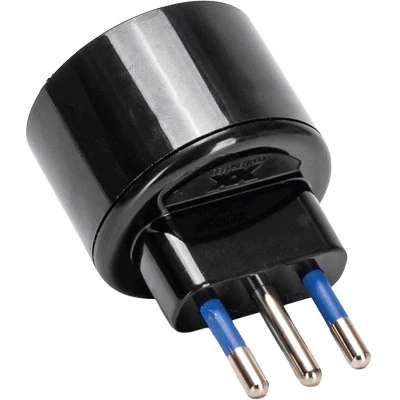ADATTATORE SCHUKO AIGOSTAR - NERO 2P+T 10A- 10 pezzi