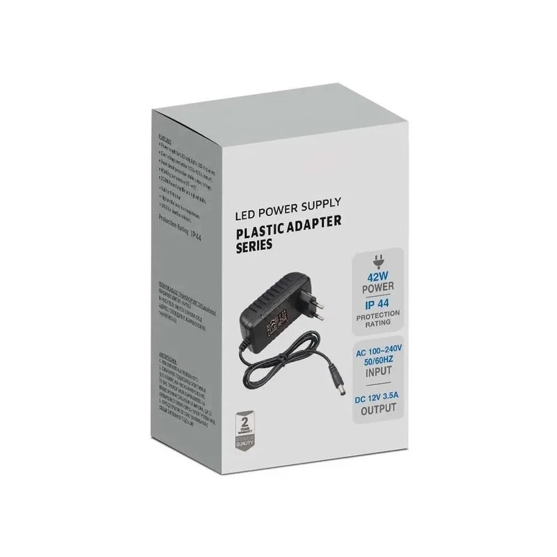 Trasformatore Alimentatore 42W CV 12V 3,5A Con Spina UE da Presa Casa AC220V a DC 12V SKU-2672 - Image 3