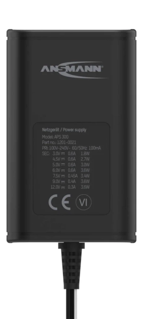 Ansmann APS 300 adattatore e invertitore Interno 3,6 W Nero - Image 3