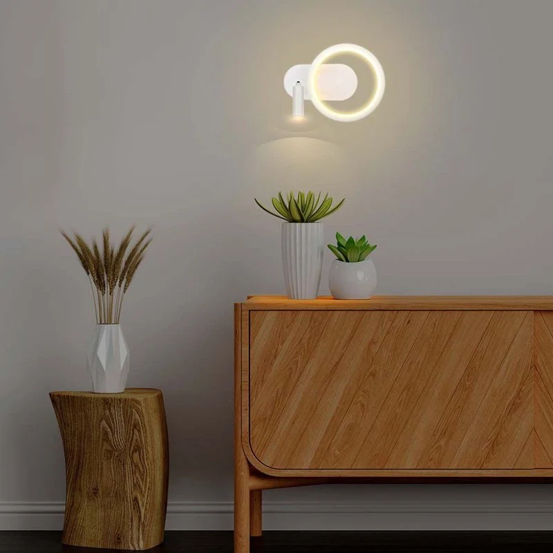 Applique Lampada LED da Muro 14W 250*100*180mm in Metallo Colore Bianco 4000K SKU-14982 - Image 6