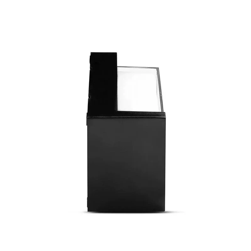Applique Lampada Led Da Muro Parete Quadrato Neutro 4000K 12W Con Diffusore Semicoperto Colore Nero SKU-218540 - Image 6