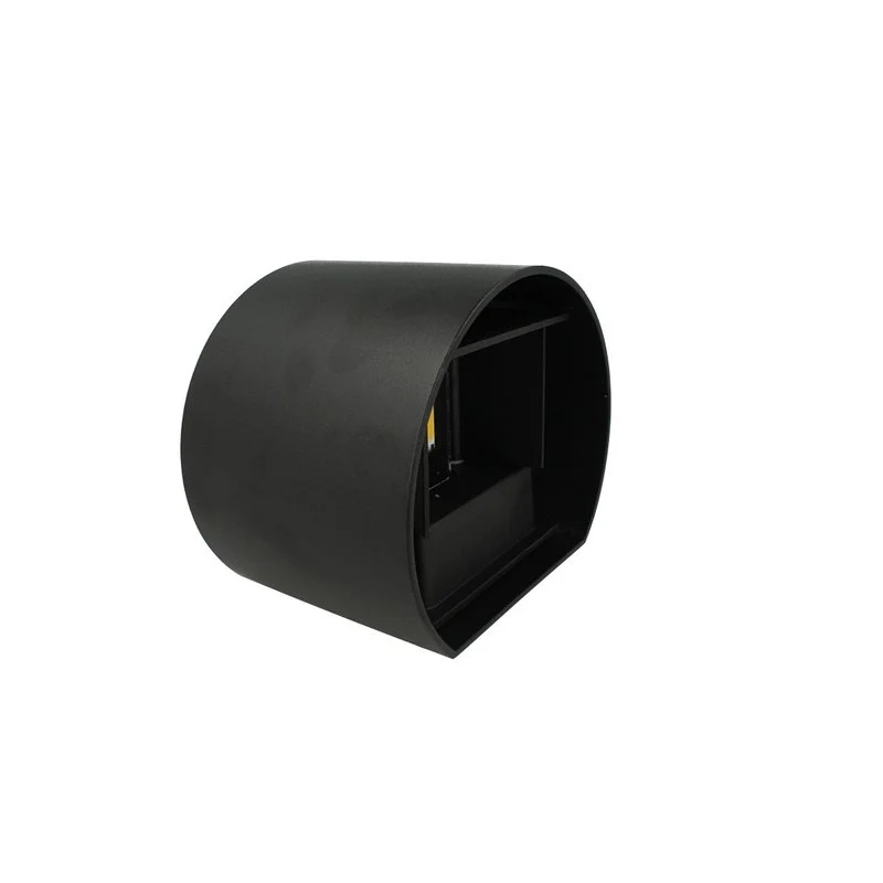 Applique Led Da Parete Bryana 6W 3000K Carcassa Nera Circolare IP65 Doppio Illuminazione Angolo Regolabile SKU-217081 - Image 3