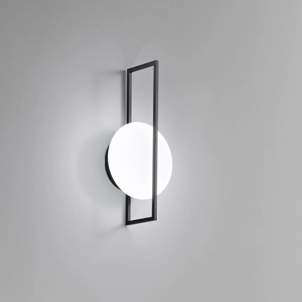 APPLIQUE LED FOBOS 12W 17X10XH34CM 3-4-6500K NERA
