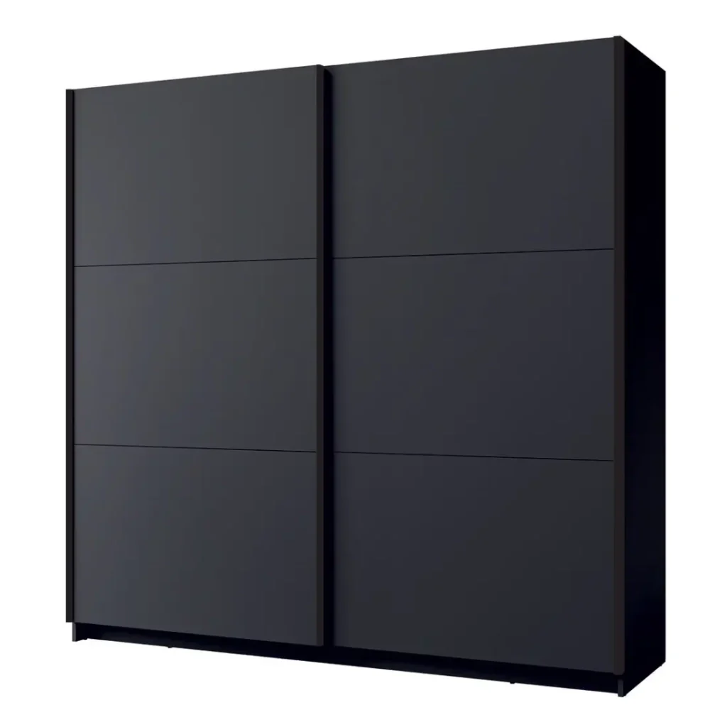Armadio ARSALA 150 cm in grigio grafite – 2 porte scorrevoli
