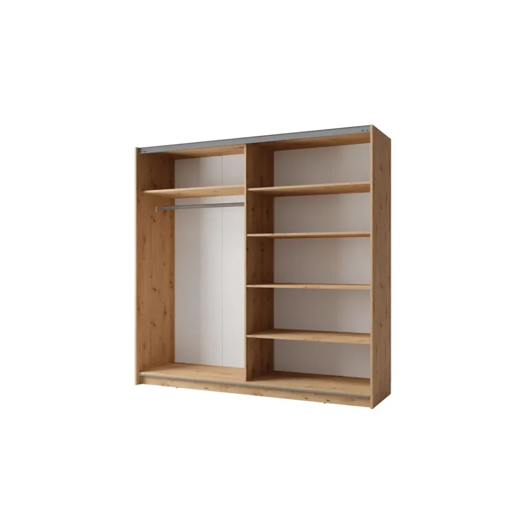 Armadio ARSALA 150 cm in quercia artigianale – 2 porte scorrevoli - Image 3