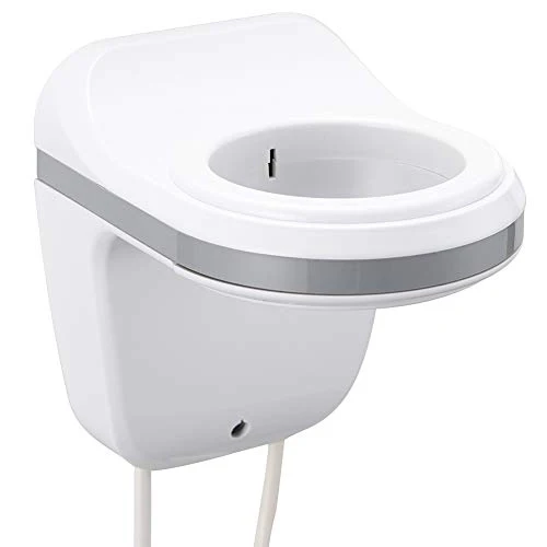 Asciugacapelli Parete Muro Hotel Cromo Phon Asciuga Capelli Bagno Albergo 1100W - Image 7