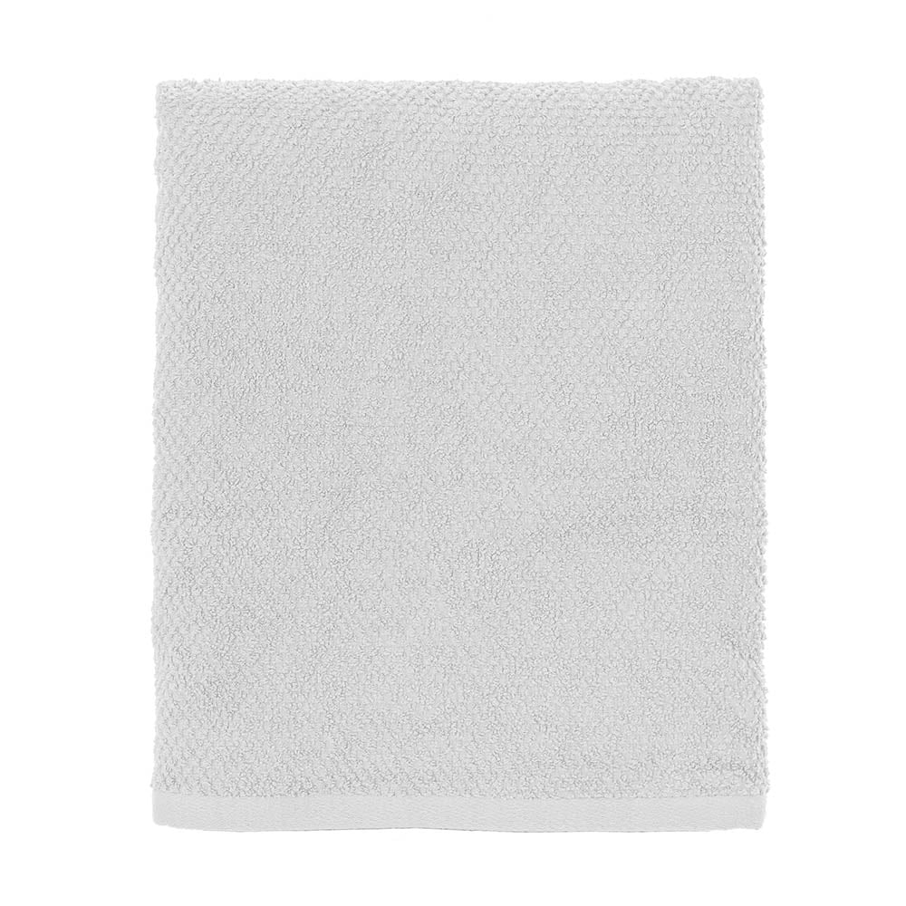 Asciugamani ospite per bagno 55x100 cm bianco in cotone 100% - Image 4