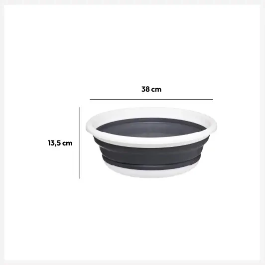 BACINELLA PIEGHEVOLE 6L D.38XH14/5CM IN TERMOPLAST - Image 3