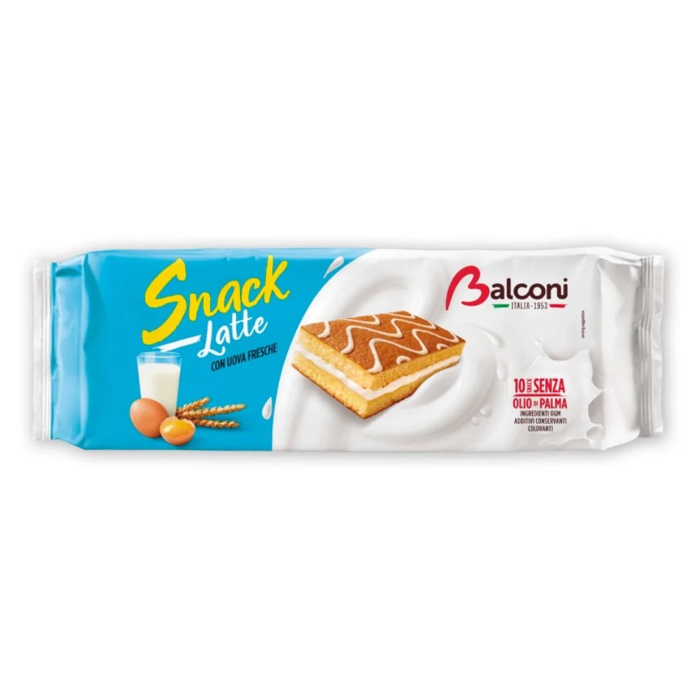 Balconi snack al latte in confezione da 10 brioches - 280 grammi totali - Image 2