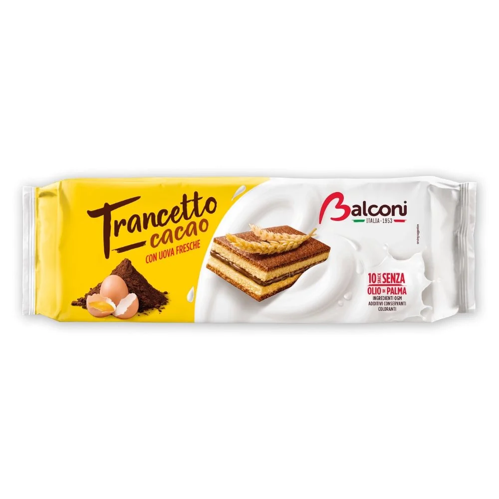 Balconi trancetto al cacao in confezione da 10 trancetti - 280 grammi totali - Image 2