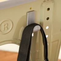 Banco Scuola con Sedia per Bambini 6-12 Anni, Scrivania per Bambini con Altezza Regolabile, Vano Contenitore e Portapenne, Acciaio e MDF, Color Legno - Image 8
