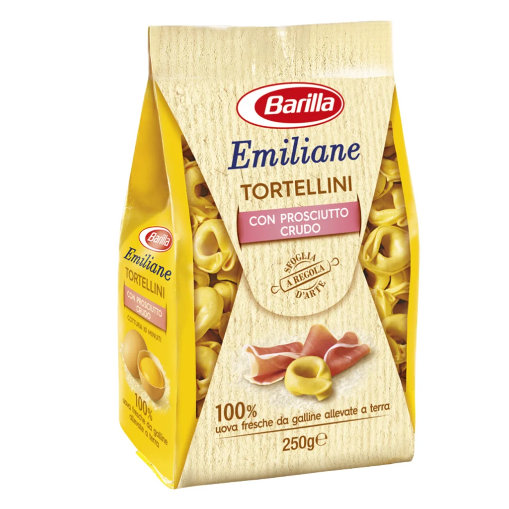 Barilla emiliane tortellini con prosciutto crudo 250 grammi - Image 4
