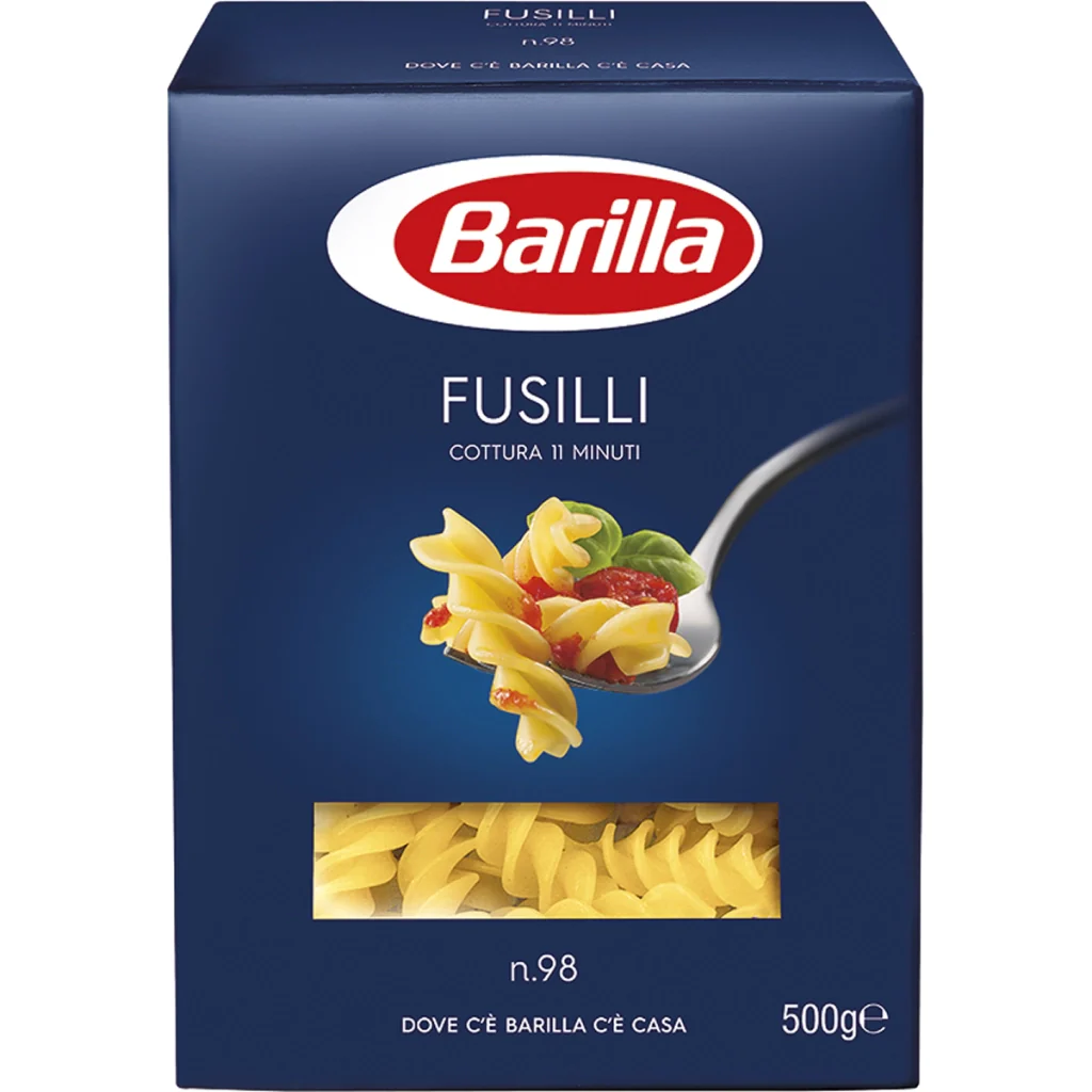 Barilla fusilli n 98 pasta 500 grammi