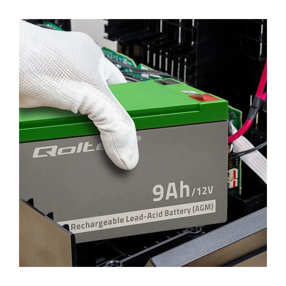 Batteria Qoltec 53031 AGM | 12V | 9Ah - Image 2
