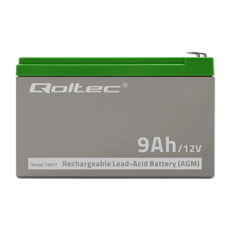 Batteria Qoltec 53031 AGM | 12V | 9Ah - Image 5