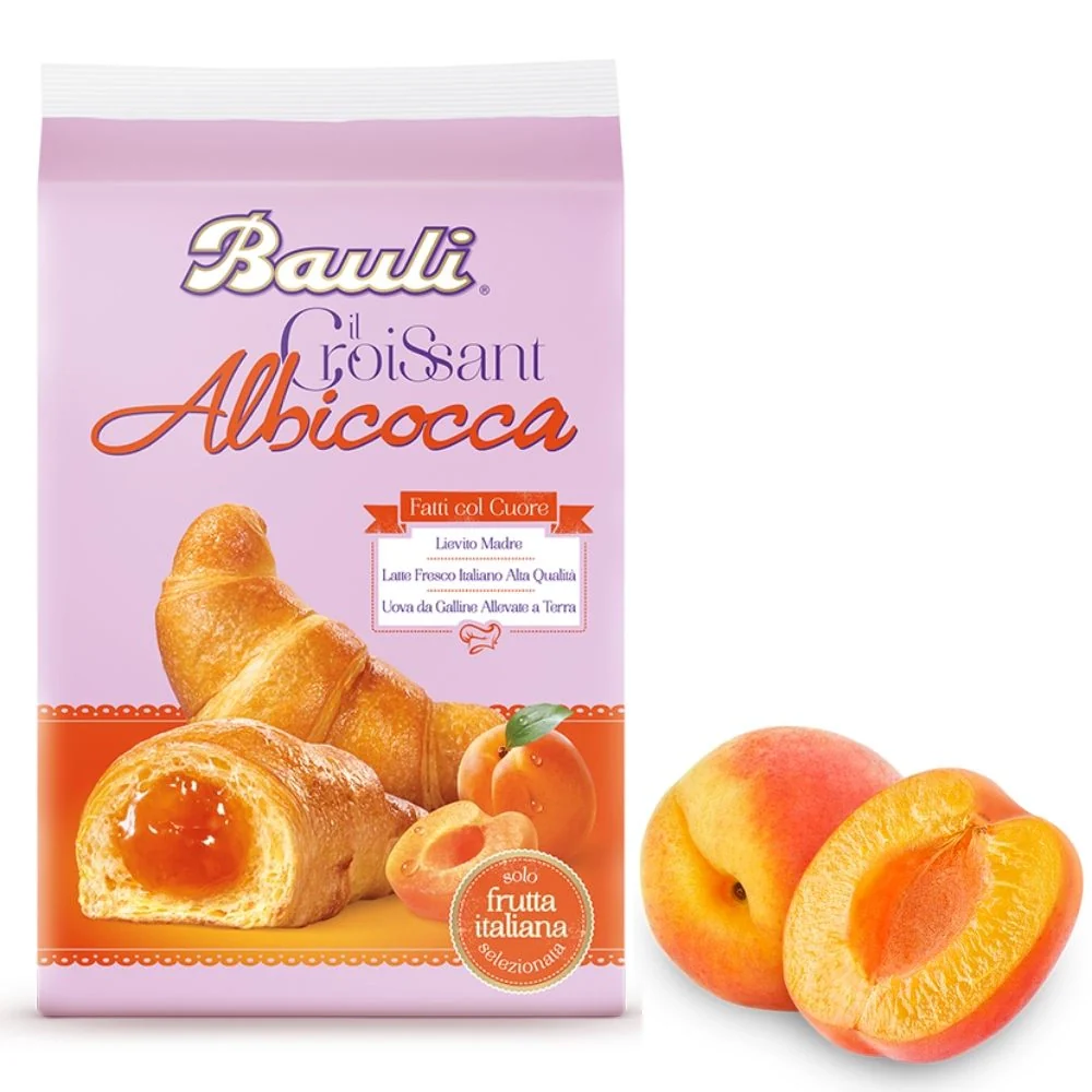 Bauli croissant all'albicocca in confezione da 6 croissant - 300 grammi totali