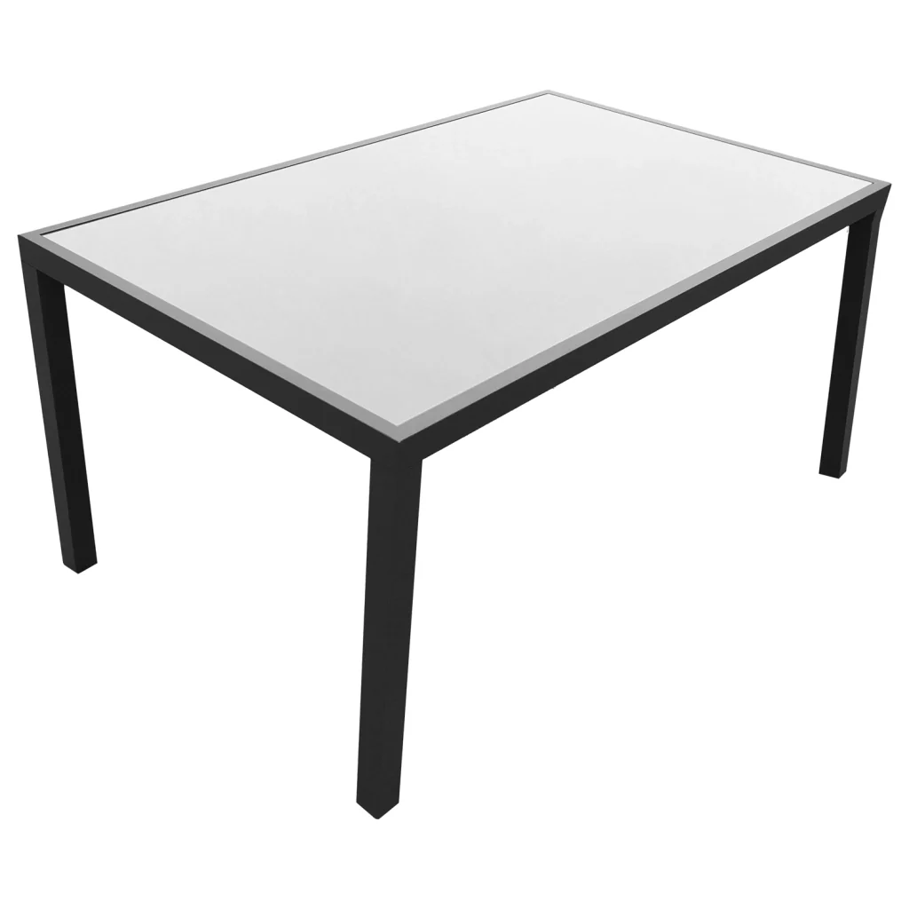 BERGAMOSet di mobili da giardino in textilene grigio 6 posti - alluminio antracite - Image 3