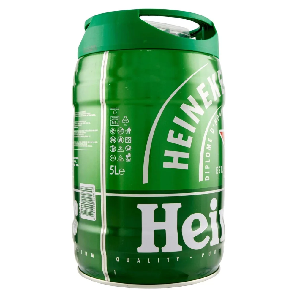 Birra heineken draught keg 2 fusti con erogatore da 5 litri - Image 6