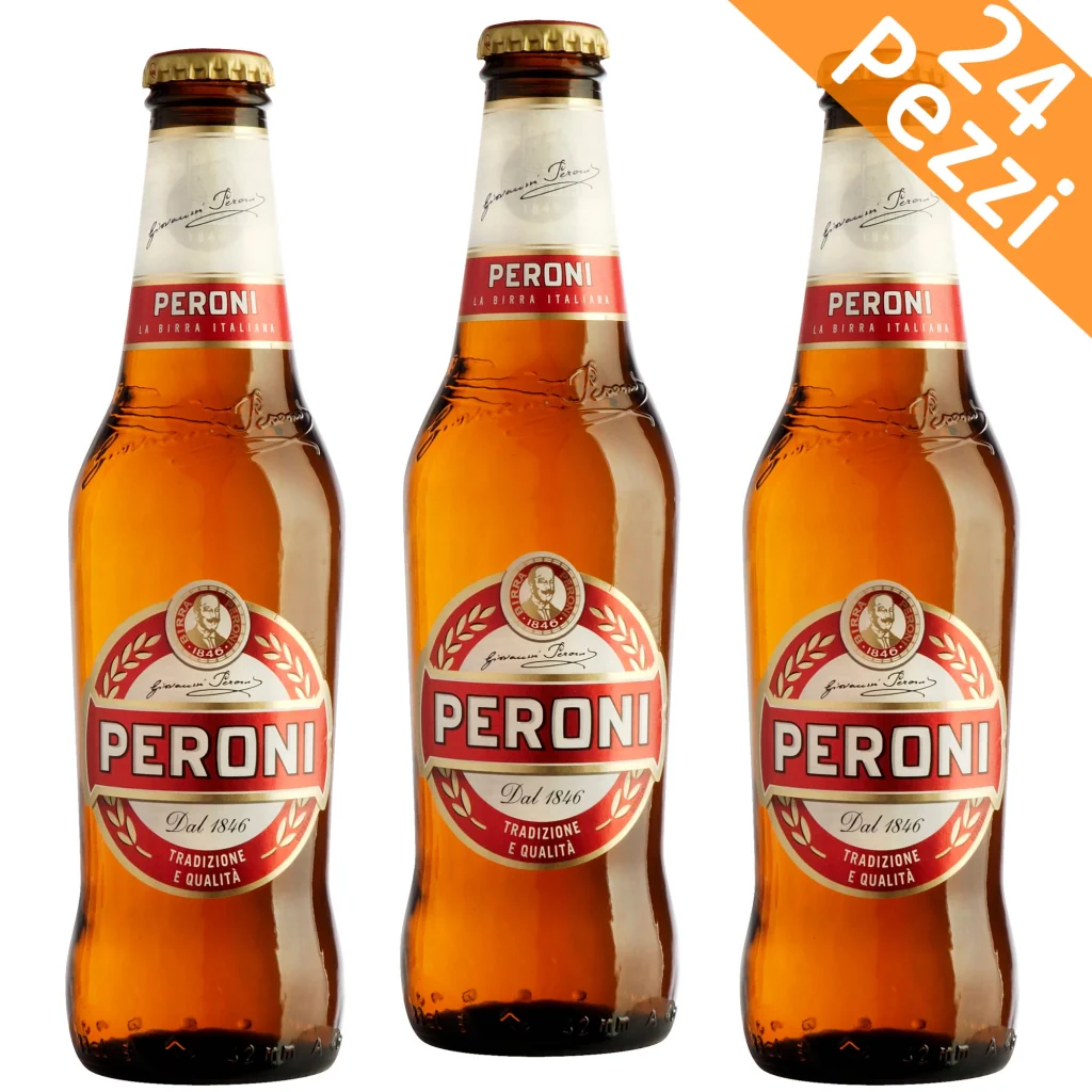 Birra peroni lager bottiglia 33 cl 24 pezzi