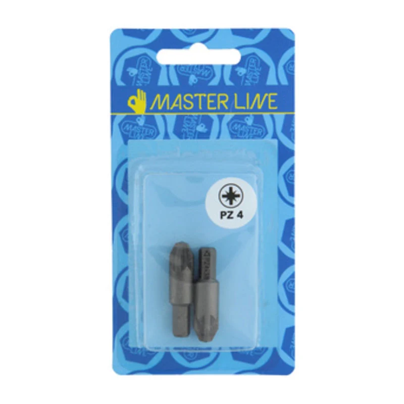 BL INSERTO POZIDRIV PZ4 DA 38 MM   2 PZ- 5,0 blister