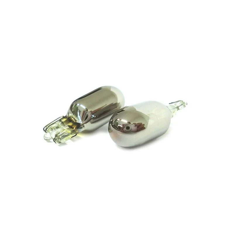 Blister 2 Lampade T10 W5W 12V 5W Arancione Frecce Laterali Cromate Invisibili Auto - Image 2
