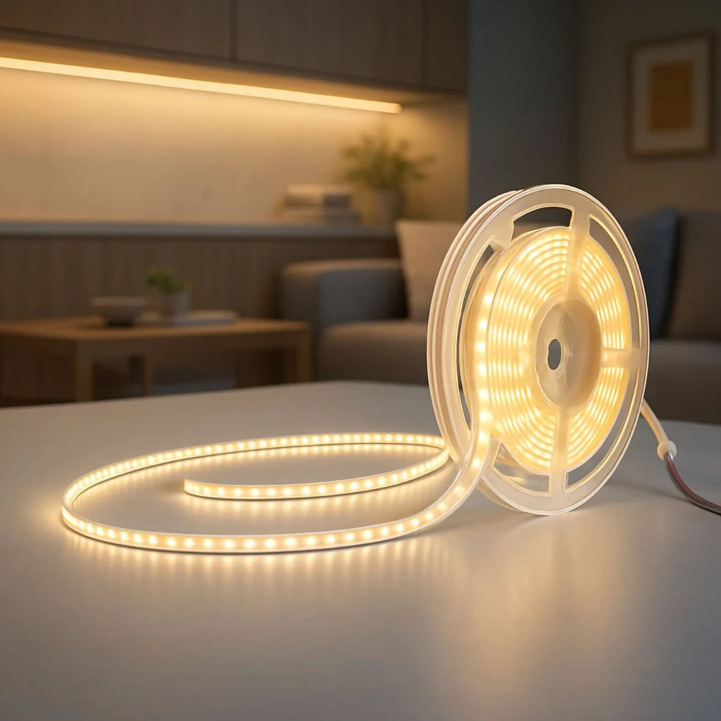 Bobina Striscia Led Slim da 4mm, 24V 16W/M 160SMD/M, Tagliabile ogni 5cm da 8 SMD 2216, IP20, Efficienza 110lm/W, CRI>90, Disponibili 3000K 4000K 6500K (Bianco Neutro 4000K) - Image 3