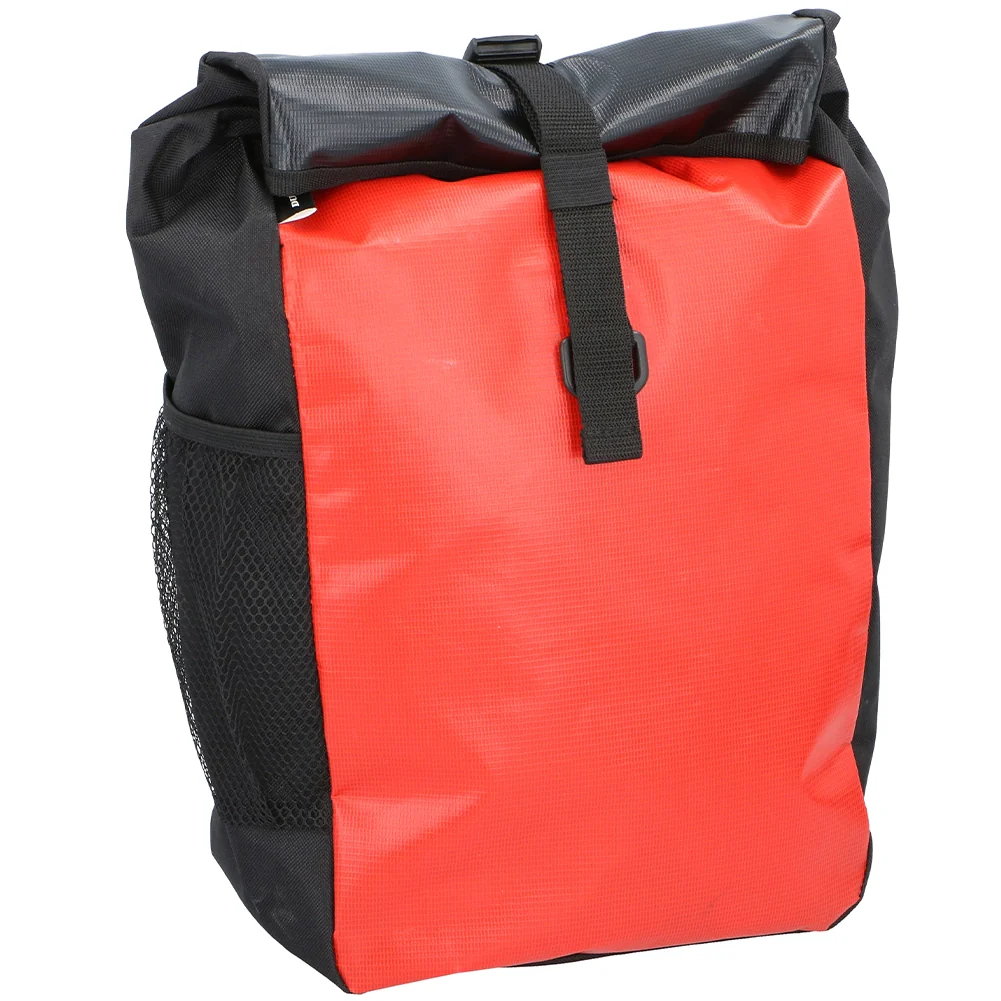Borsa per Bicicletta Capacità 15 L Bagaglio Bici Ciclismo Impermeabile Rosso - Image 3